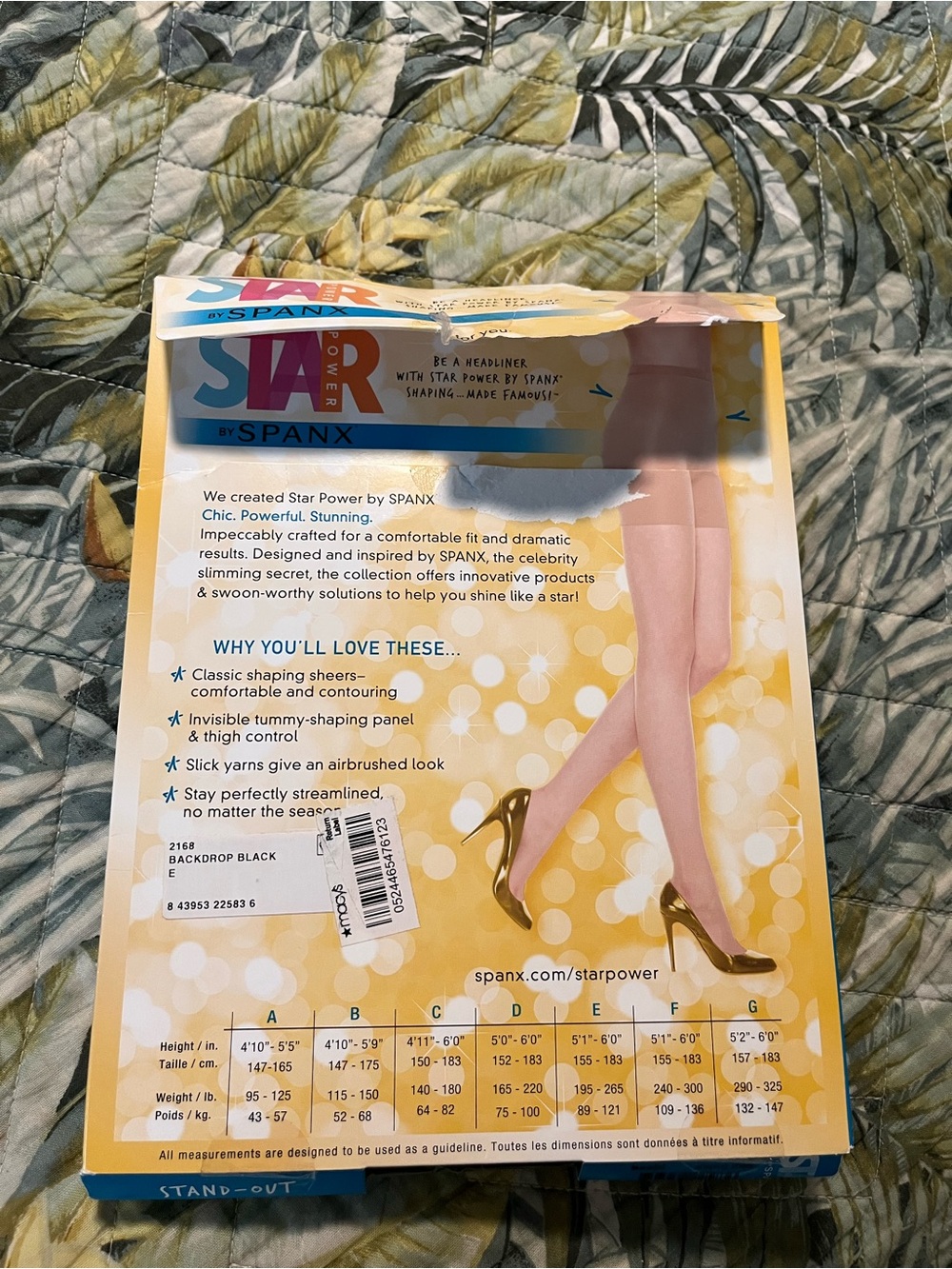 SPANX Sheer Shaping Pantyhose - Black - Picture 3 of 5